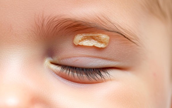 宝宝眼皮有口子几天结痂掉
