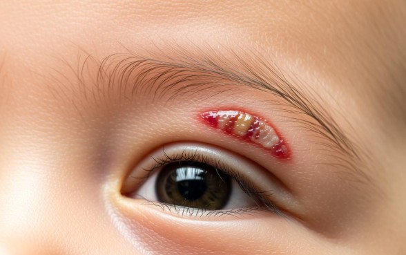 宝宝眼皮有口子几天结痂掉