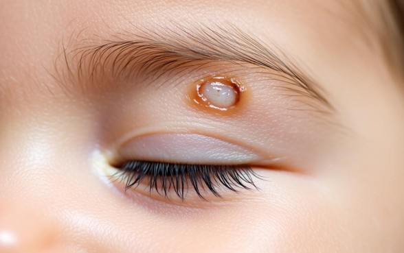 宝宝眼皮有口子几天结痂掉