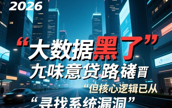 2026年有哪些不看大数据的口子