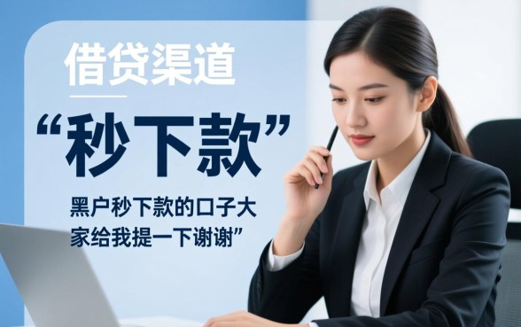 黑户秒下款的口子有哪些,黑户借钱不用审核的口子 黑户秒下款的口子有哪些