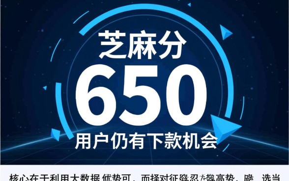 征信花了芝麻分650能下款吗,哪里有容易通过的口子 征信花了芝麻分650能下款吗