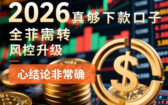 2026年1月无视黑白能下款的口子有哪些