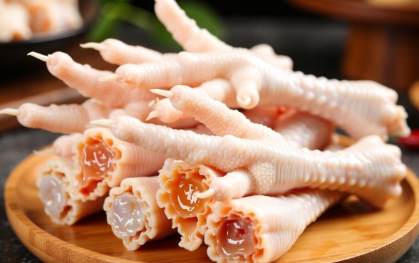 买的生鸡爪子为啥爪子下边有个口子呢