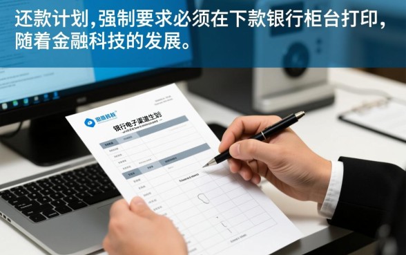 贷款的还款计划必须在下款银行打印吗