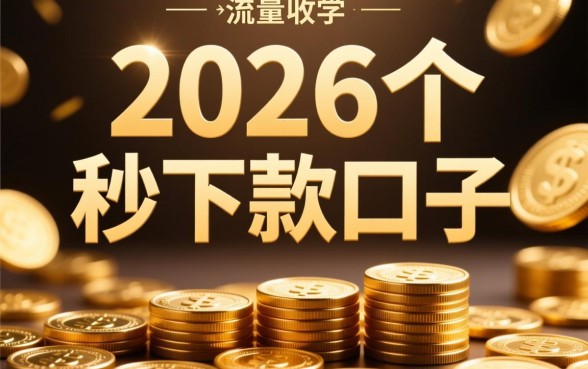 为何有人说有2026个秒下款的口子