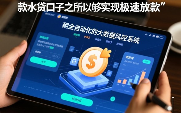 秒下款小贷口子是如何做到快速审批的