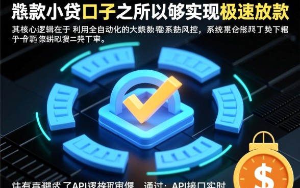 秒下款小贷口子是如何做到快速审批的