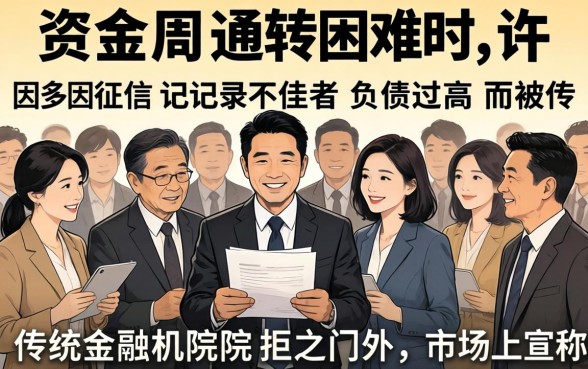 贷款不看征信不看负债的机构有哪些