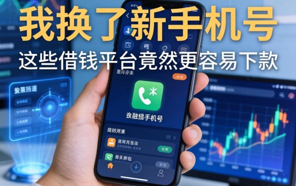 我换了新手机号，发现这些借钱平台竟然更容易下款
