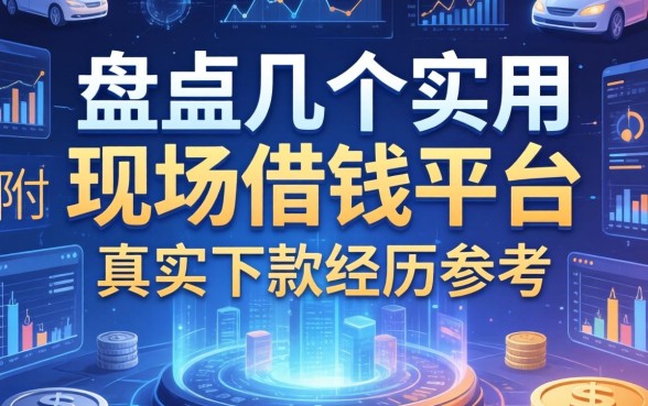 盘点几个实用的现场借钱平台，附真实下款经历参考