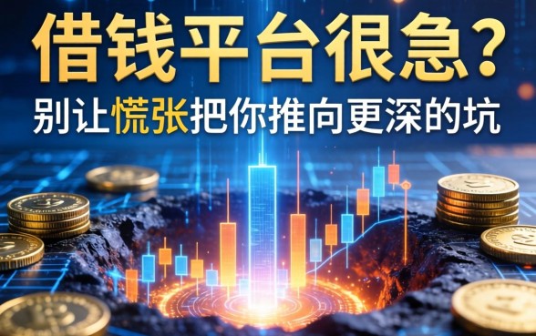 借钱平台很急？别让慌张把你推向更深的坑