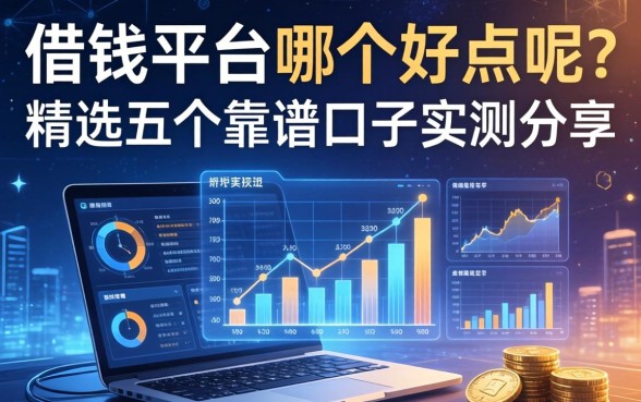 借钱平台哪个好点呢？精选五个靠谱口子实测分享