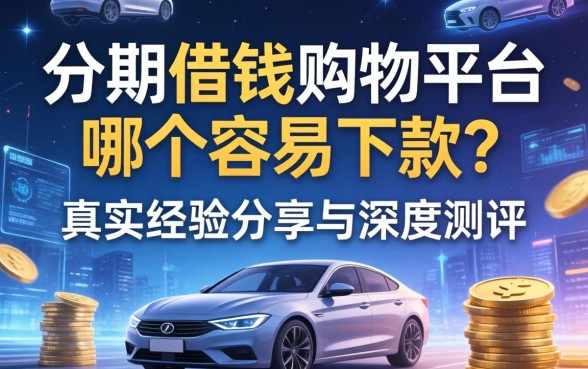 分期借钱购物平台哪个容易下款？真实经验分享与深度测评