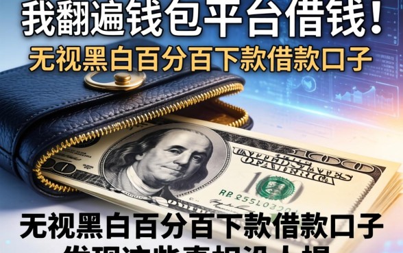 我翻遍钱包平台借钱和无视黑白百分百下款的借款口子，发现这些真相没人提