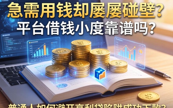 急需用钱却屡屡碰壁？平台借钱小度靠谱吗？普通人如何避开高利贷陷阱成功下款？