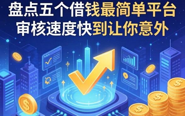 盘点五个借钱最简单平台，审核速度快到让你意外