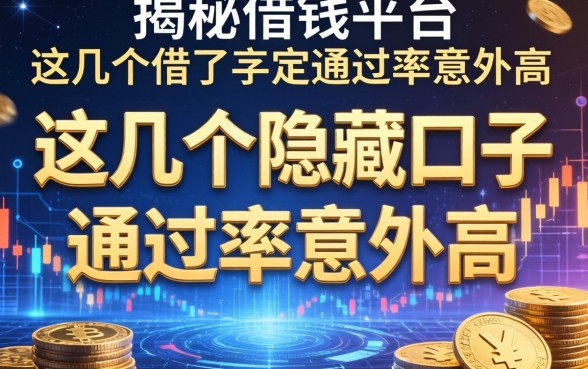 揭秘一借钱平台：这几个隐藏口子通过率意外高