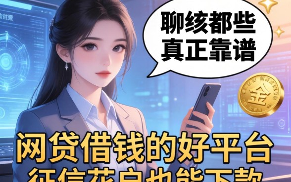 聊聊那些真正靠谱的网贷借钱的好平台，征信花户也能下款
