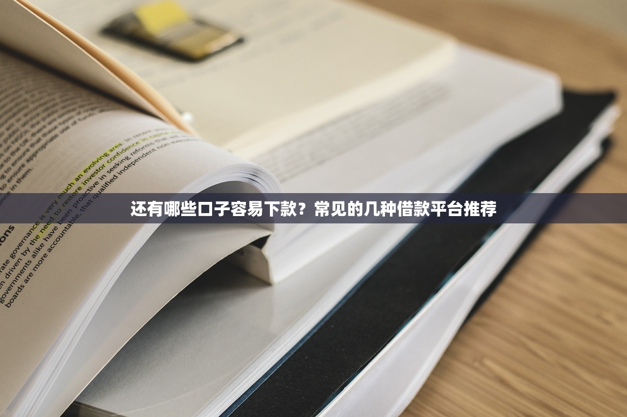 黑口子贷款下款快吗靠谱平台推荐