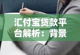 汇付宝贷款平台解析：背景、产品及申请流程全指南