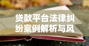 贷款平台法律纠纷案例解析与风险防范指南 贷款平台法律纠纷案例解析与风险防范指南