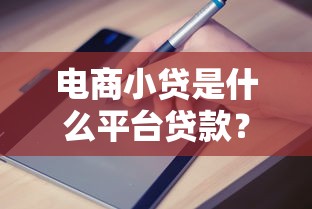 电商小贷是什么平台贷款？申请流程与避坑指南