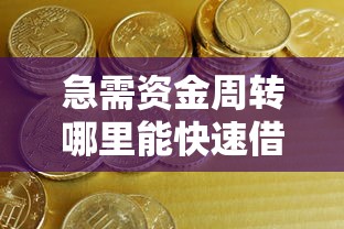 急需资金周转哪里能快速借到钱?好下款的七天网贷平台有哪些 急需资金周转哪里能快速借到钱?好下款的七天网贷平台有哪些