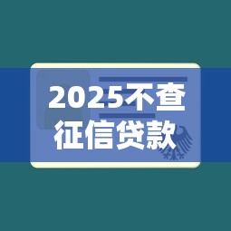 2025不查征信贷款10大平台