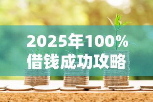2025年100%借钱成功攻略 2025年100%借钱成功攻略