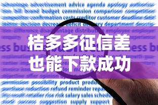 桔多多征信差也能下款成功案例