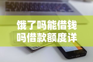 饿了吗能借钱吗借款额度详解