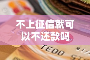 不上征信就可以不还款吗