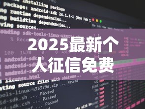 2025最新个人征信免费查询指南