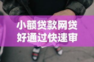 小额贷款网贷好通过快速审批