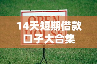 14天短期借款口子大合集 14天短期借款口子大合集