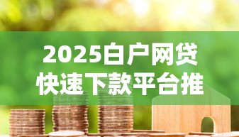 2025白户网贷快速下款平台推荐