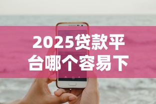 2025贷款平台哪个容易下款