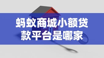 蚂蚁商城小额贷款平台是哪家
