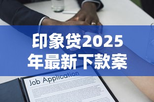 印象贷2025年最新下款案例解析