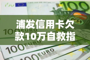 浦发信用卡欠款10万自救指南