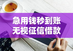 急用钱秒到账无视征信借款攻略