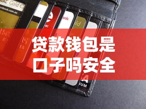 贷款钱包是口子吗安全靠谱吗