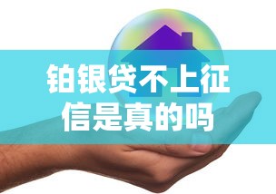铂银贷不上征信是真的吗