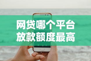网贷哪个平台放款额度最高