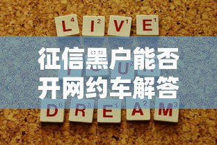 征信黑户能否开网约车解答 征信黑户能否开网约车解答