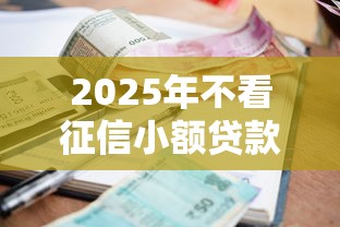 2025年不看征信小额贷款推荐