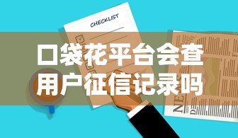 口袋花平台会查用户征信记录吗