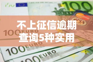 不上征信逾期查询5种实用方法
