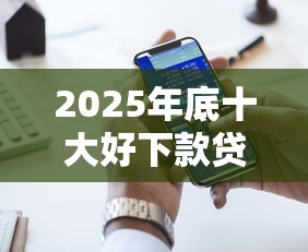 2025年底十大好下款贷款口子